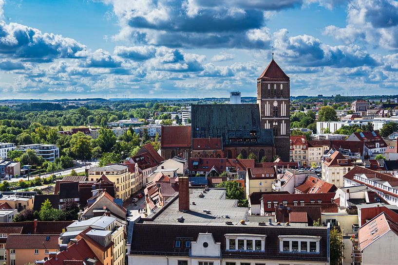 Blick auf die Hansestadt Rostock par Rico Ködder