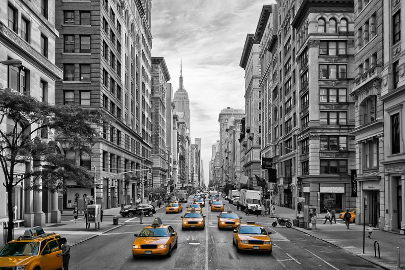 5th Avenue NYC Verkehr von Melanie Viola