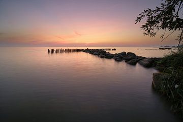 Zonsopkomst IJsselmeer van FotoBob