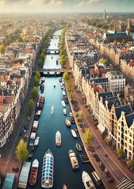 Amsterdam Szene Kanal von Jaap Ros