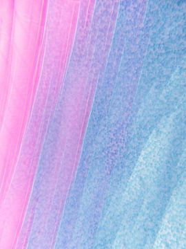 Soft Summer Light 3 - Texturierte Pastellfarben Abstrakte Wandkunst von Dagmar Pels