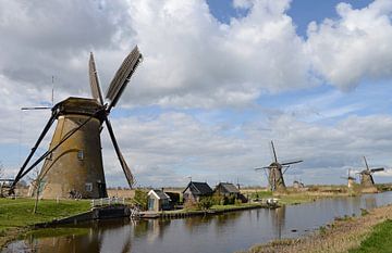 Moulins à vent de Kinderdijk : patrimoine mondial de l'Unesco sur Rini Kools