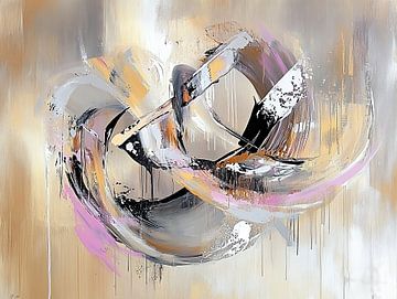 Abstract van Abstract Schilderij