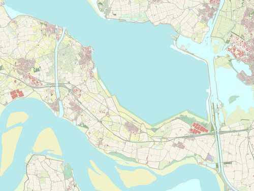 Kaart van Reimerswaal