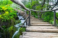 Natural park plitvice lakes in Croatia