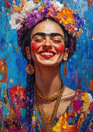 Frida: Farben, die die Essenz der Lebensfreude einfangen von Niklas Maximilian