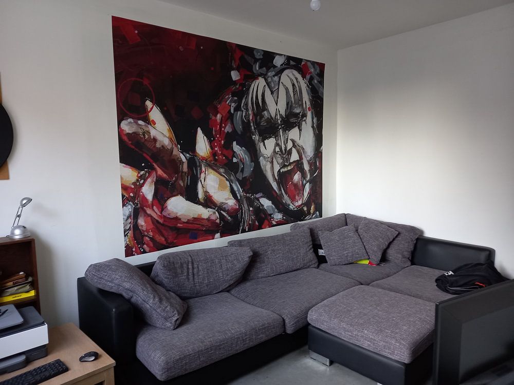 KISS, Gene Simmons kunst  van Johannes 