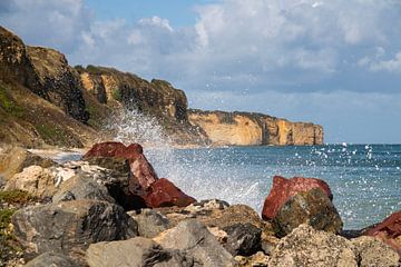 coast of Normandy Omaha Beach by Annelies Cranendonk