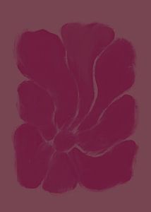 Bohème-Illustration in Rosa