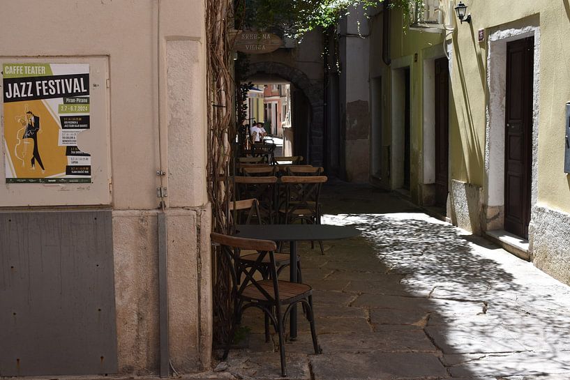 Altstadt von Piran Slowenien von Hans Lok