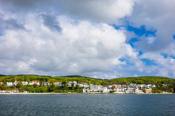 Blick auf Sassnitz auf der Insel Rügen