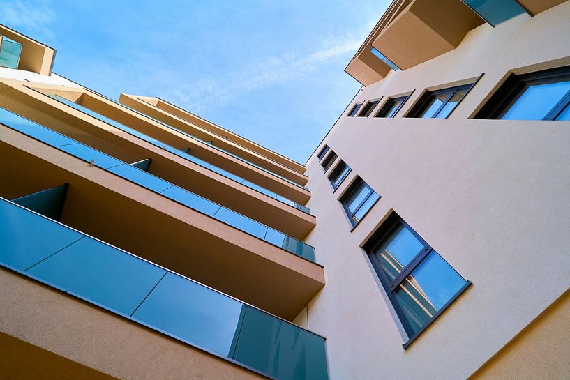 appartements neufs dans le nouveau quartier de la cathédrale à Magdebourg par Heiko Kueverling