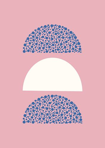 Minimalistische und abstrakte organische Formen, angesagter Stil