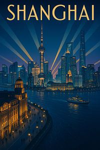 Shanghai Lights - Art Deco Night auf dem Bund