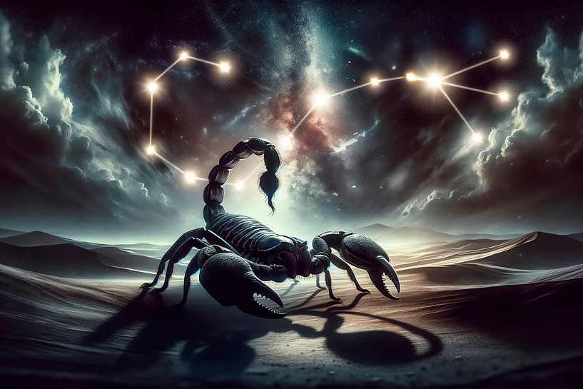 Cosmic apparition in the zodiac sign Scorpio by artefacti