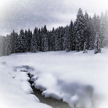 Bavarian Winter's Tale VII van Melanie Viola