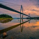 Uddevalla Brücke, Schweden von Henk Meijer Photography Miniaturansicht