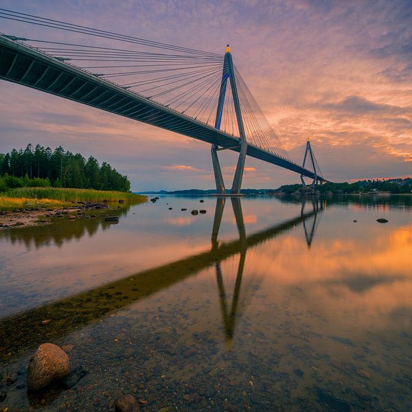 Uddevalla Brücke, Schweden von Henk Meijer Photography