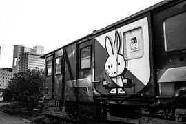 Miffy in der Straßenbahn von FUNKYPIX
