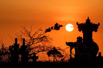 Zonsondergang op Bali by Klaas Stoppels