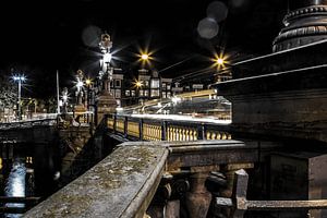 Le pont bleu d'Amsterdam sur kim brugman