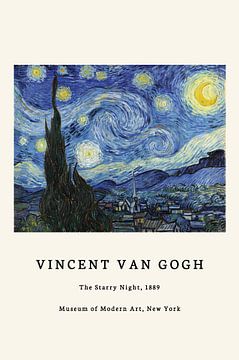 Sterrennacht - Vincent van Gogh van Creative texts