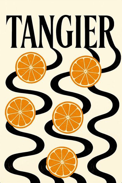 Tangier Citrus Serenade: A Zesty Artistic Ode to Moroccan Charm by Artistic