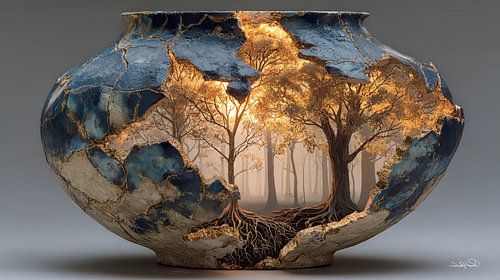 Nature in a Stone Jar