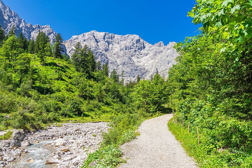 Paysage dans la vallée du Riß près de l&#039;Eng Alm en Autriche par Rico Ködder