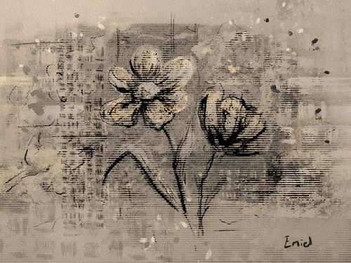 Flower drawing
