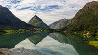 Bergheimsvatnet-See in Norwegen von Adelheid Smitt Miniaturansicht