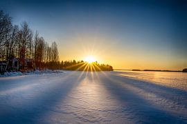 January Sunset by Torfinn Johannessen