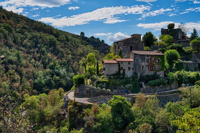 Medieval Village of Malleval on French Hill by Glenn Vlekke
