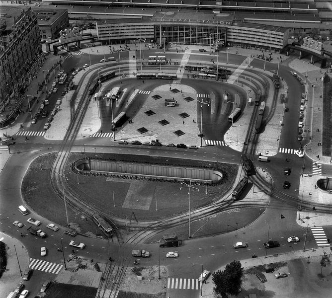 Rotterdam Centraal Station 13-07-1960 van Roel Dijkstra
