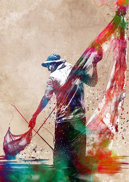 Fishing sport art #fishing by JBJart Justyna Jaszke