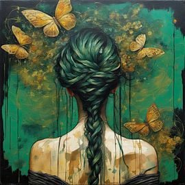 Portrait de fleur 11.62 sur Peintures accrocheuses