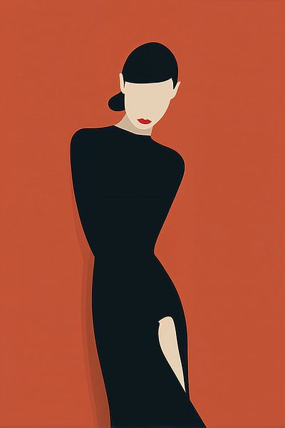La Dame en noir n° 5 par Studio BB
