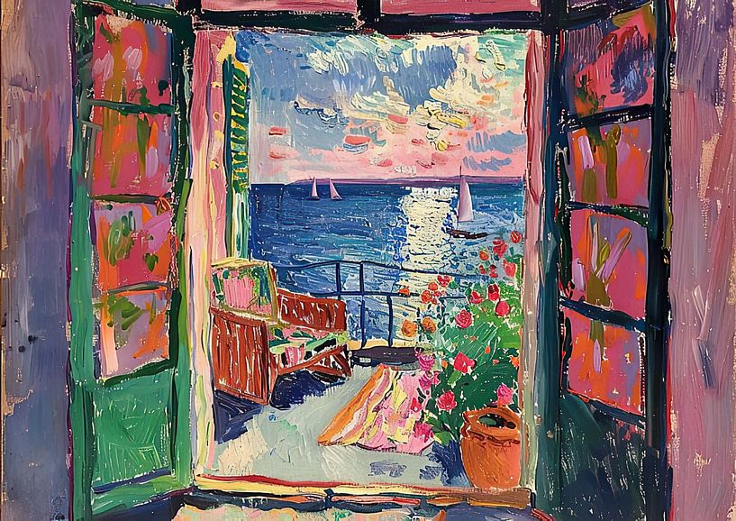 Henri Matisse inspires Open Window by Niklas Maximilian