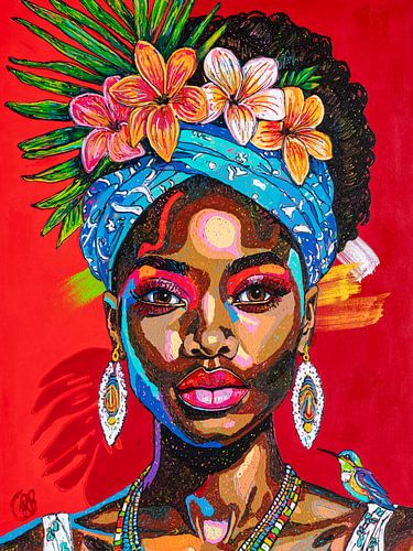 L'œil de la lumière tropicale sur Happy Paintings / Renata Rolefes