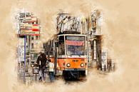 Historical tram in Sofia by Peter Roder thumbnail