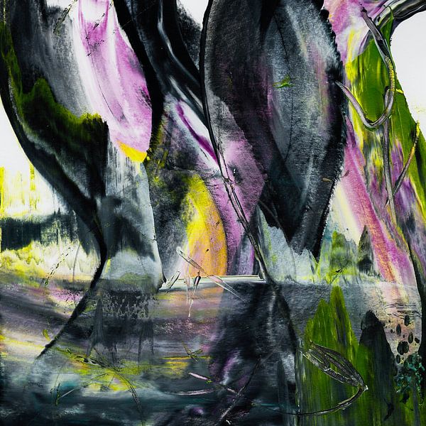 Quadratisch Abstrakt #88 von Tymn Lintell