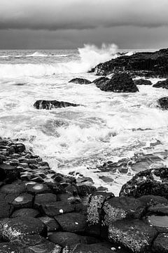 Surfen bij Giant's Causeway van Severin Frank Fotografie