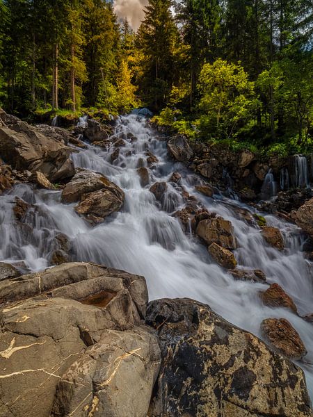 Waterfall in Faltenbachtobel II by calvaine8