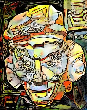 Maya Mask Motif 1 by zam art