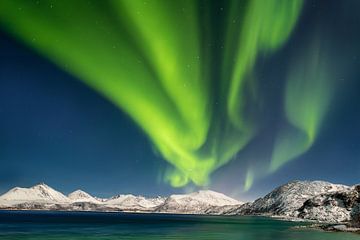 Northern lights in northern Norway