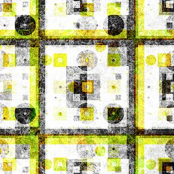 Squabbles 03 - abstracte digitale compositie van Nelson Guerreiro