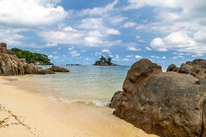 Strand anse royale auf der Seychelleninsel Mahé