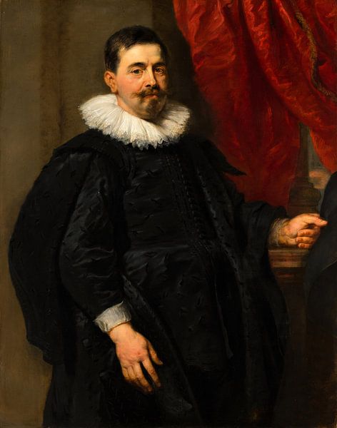 Portrait d'un homme, peut-être Peter van Hecke, Peter Paul Rubens par Des maîtres magistraux