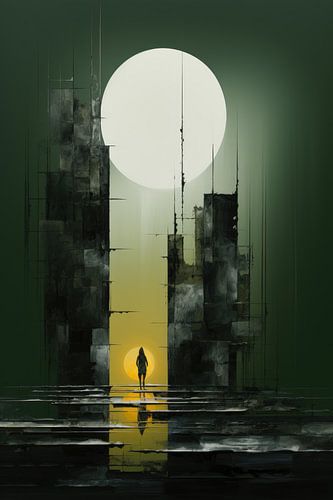 Verfijnde Moderniteit in Olijf Groen