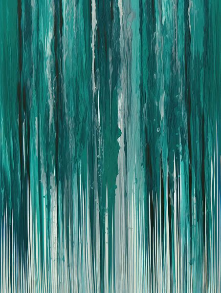 Abstraktes Blau von Imagine